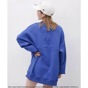 LA 로고 파랑 맨투맨 L 사이즈