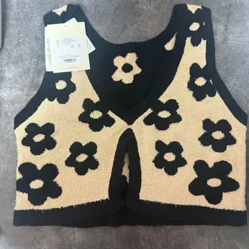 시루무린 플라워 자카드 리버서블 니트 searoomlynn