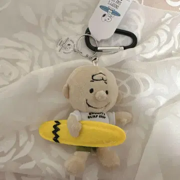 2SNOOPY'S SURF SHOP 스냅 반지 찰리 브라운
