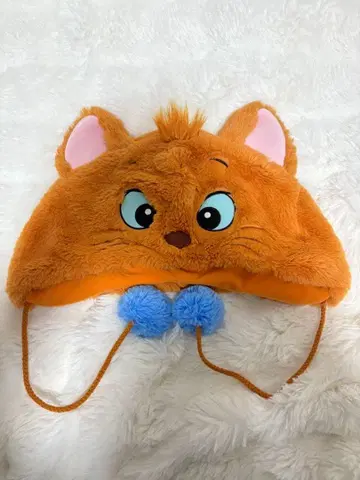 디즈니 캐릭터 모자 오렌지 고양이 투르즈 팬캡