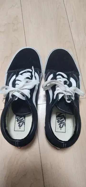 Vans 블랙 스니커즈 US 5.5
