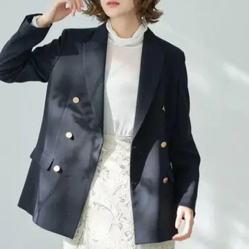 새상품급 ROPE PICNIC 더블 자켓 사이즈 40 골드 버튼 네이비