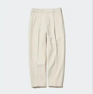 유니클로 히트텍 턱 테이퍼드 팬츠 M 내추럴