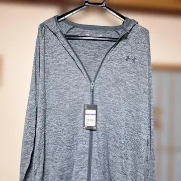언더 아머XXL 그레이 집업 후디