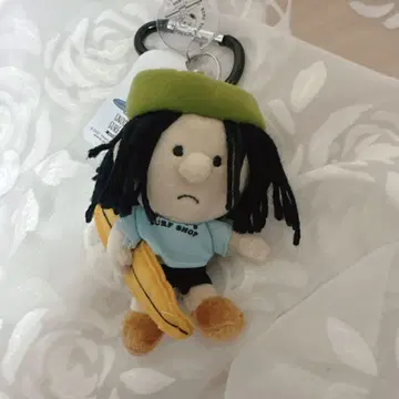 1SNOOPY'S SURF SHOP 스냅 반지 키링 유도라