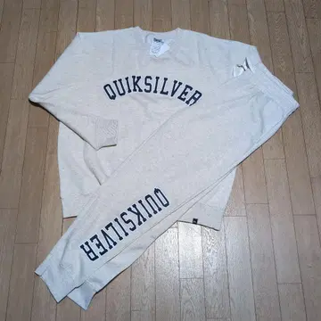 QUICKSILVER 맨투맨 세트 크림