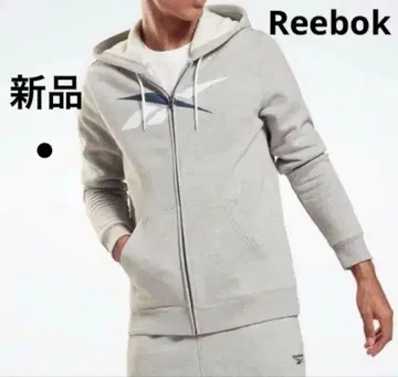 Reebok 그레이 집업 후드티 새상품