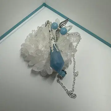 새상품 아쿠아 마린 펜듈럼 [ p26 ]