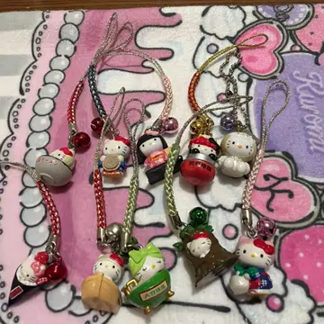 헬로키티 스트랩 세트