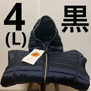 세이브 더 덕 SAVE THE DUCK 에코 다운 후디드 숏 기장