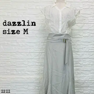 dazzlin 다즐린 벨트 포함 절개 원피스 그레이 M 1211