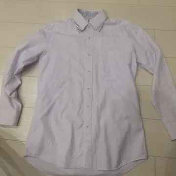 닥터 벨리 연보라 와이셔츠 L 사이즈 파스텔 컬러 퍼플