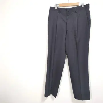 레나운 팬츠 센터 프레스 비즈니스 울 폴리에스테르 큐프라