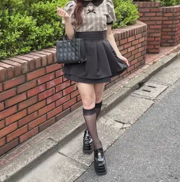 evelyn 더블 플레어 스커트