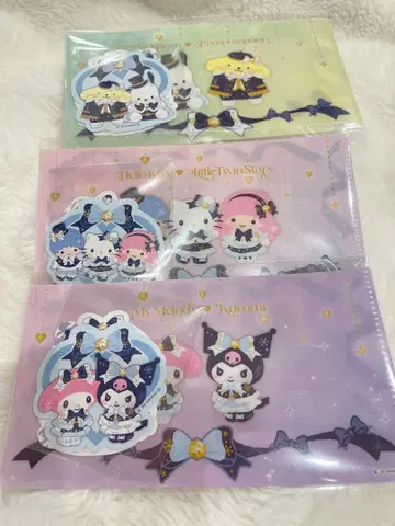 산리오 해피 복권 H상 스티커 세트 3세트