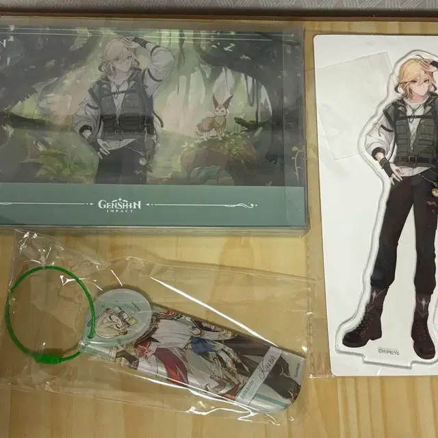 원신 카베 아크릴 스탠드 아크릴 블록 아크릴 키링 세트