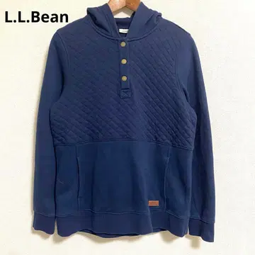 L.L.Bean 티셔츠 S 네이비 퀼트 맨투맨 후디 상의