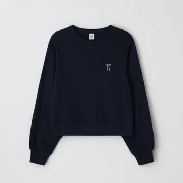 RONRON VOLUME SLEEVE RIBBON SWEATSHIRT