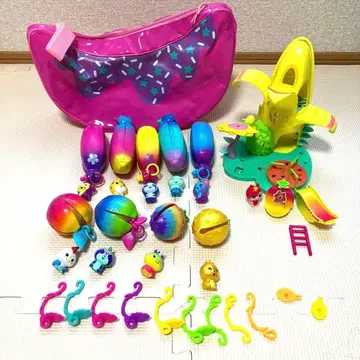 바나나즈 후르츠 모리모리 백 & 민나노 바나나즈 하우스 세트