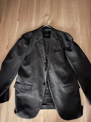 유니클로 감동 자켓 감동 팬츠 그레이 셋업 취업활동 수트