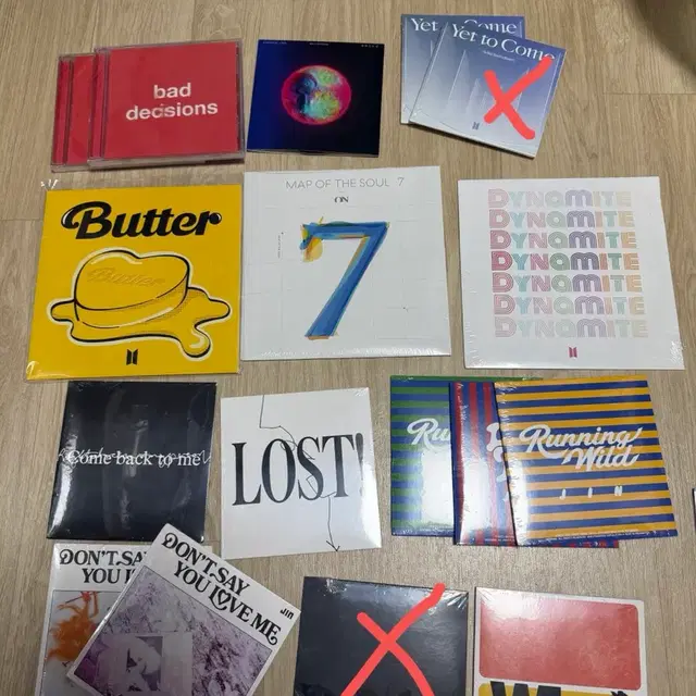 에눌가능/방탄 미개봉 [싱글CD]/바이닐/카세트 테이프