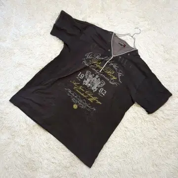 BADBOY 레이어드 스타일 하프 지퍼 상의 T셔츠 반팔 빅 사이즈