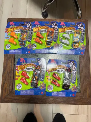 핫 휠 토니 호크 5개 세트 핑거보드 새상품