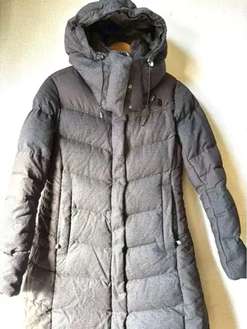 THE NORTH FACE 그레이 다운 자켓 L 여성용