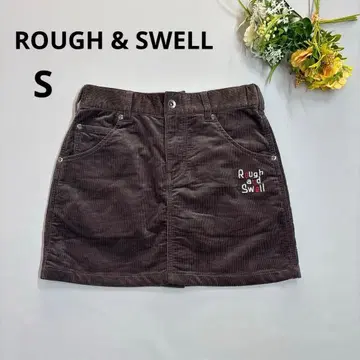 ROUGH & SWELL 골프 스커트 코듀로이 S 차콜