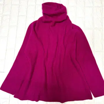 BATONER 바토너 캐시미어 폭스 터틀 니트 루즈핏