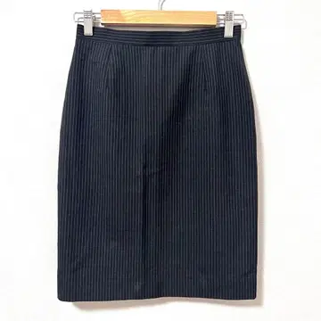 She loves SUITS 정장 스커트 타이트 블랙 x 스트라이프 7호