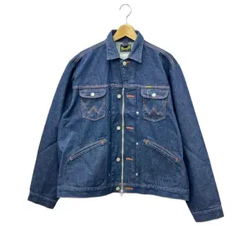 CamphorWood x Wrangler 데님 트래커 자켓