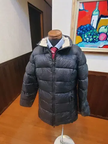 컬럼비아 옴니히트 후드 패딩 다운 코트 사이즈 L