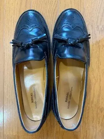 [ REGAL 리갈 ] 태슬 브로그 로퍼 블랙 26.5EE