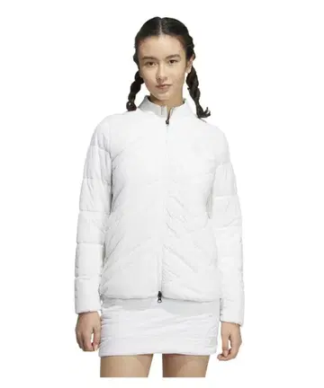 아디다스 골프 M 충전솜 풀 집업 자켓 빅 로고 HG8225