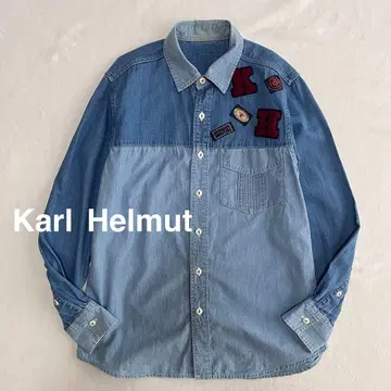칼 헬무트 데님 셔츠 와펜