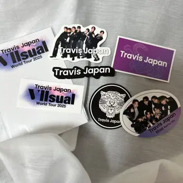 Travis Japan 트라자 발츠 스티커 세트