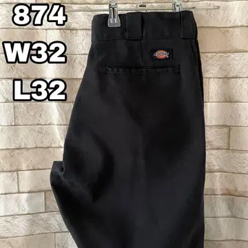 디키즈 874 워크 팬츠 자수 블랙 32 x 32