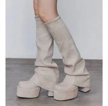 EMODA 루즈 플레어 커버 핏 부츠