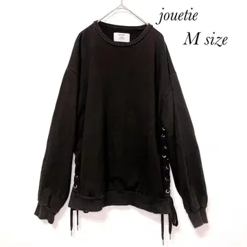 쥬에티 양쪽 사이드 레이스업 긴팔 트레이닝복 맨투맨 여성용 M