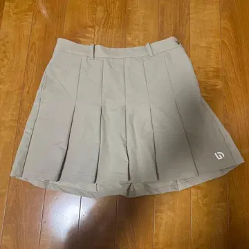 UNDOVE 베이지 플리츠 스커트 LL