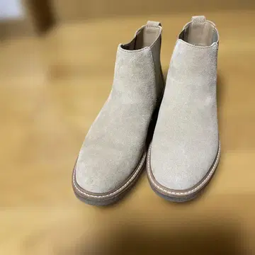 새상품급 ZARA 자라 [39] 사이드 고어 부츠 스웨이드 첼시