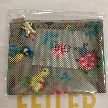 페이러 하이디 메쉬 파우치 베이지 미니
