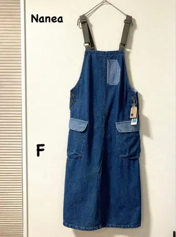 미사용 새상품! [ Nanea ] 살로펫 스커트 데님 F