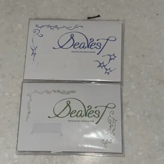 미개봉 세트) 리센느 데자부 qr 버전 앨범