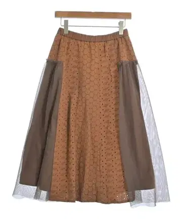 MUVEIL WORK 롱 맥시 길이 스커트 여성용