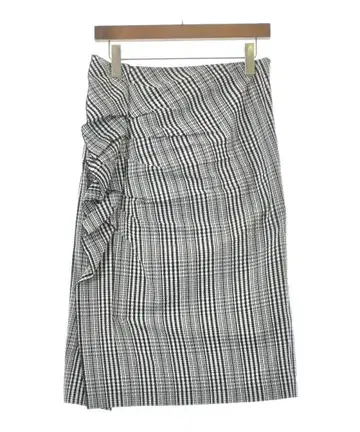 드로어 미디 스커트 여성용