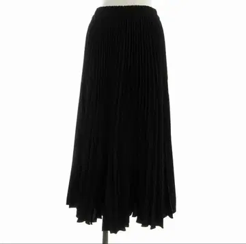 새상품급! 띠어리 Theory 플리츠 롱 스커트 S 블랙