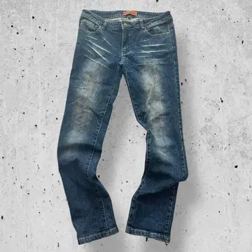 00s 데님 팬츠 30인치 로우라이즈 색빠짐 아메카지 그런지 계열