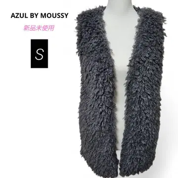 AZUL BY MOUSSY 푸들 퍼 베스트 그레이 S 사이즈